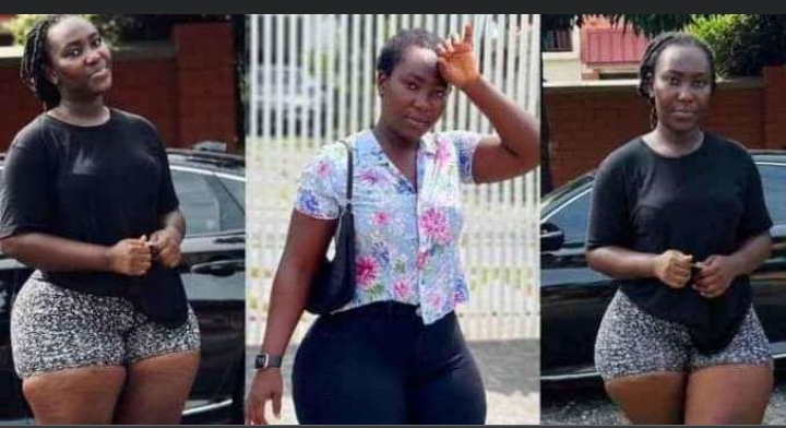 “I love my black skin I won’t bleach”Chocolate Ghana Lady Causes Stir With Her Heavy Bounch Once More on Social Media Live (Watch)